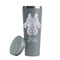 Irises (Van Gogh) Grey RTIC Everyday Tumbler - 28 oz. - Lid Off