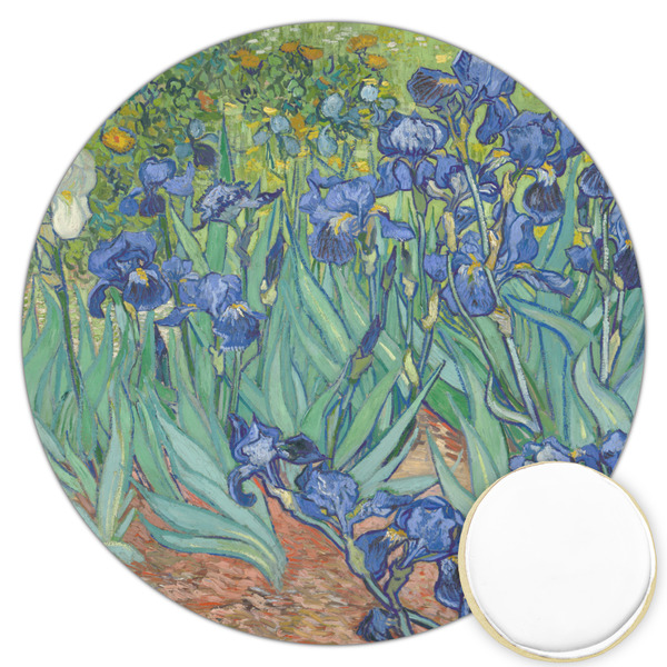 Custom Irises (Van Gogh) Printed Cookie Topper - 3.25"