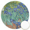 Irises (Van Gogh) Icing Circle - Large - Front