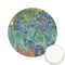 Irises (Van Gogh) Icing Circle - Small - Front