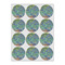 Irises (Van Gogh) Icing Circle - Small - Set of 12