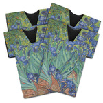 Irises (Van Gogh) Jersey Bottle Cooler - Set of 4