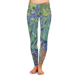 Irises (Van Gogh) Ladies Leggings - Medium