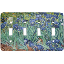 Irises (Van Gogh) Light Switch Cover (4 Toggle Plate)