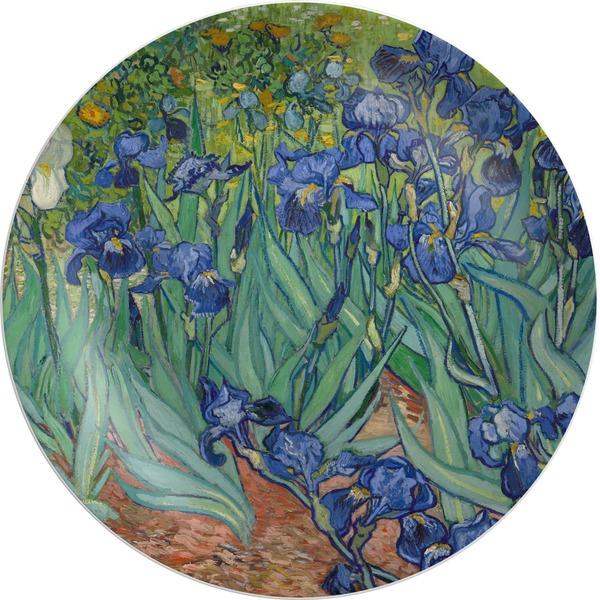 Custom Irises (Van Gogh) Melamine Plate