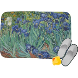 Irises (Van Gogh) Memory Foam Bath Mat - 34"x21"
