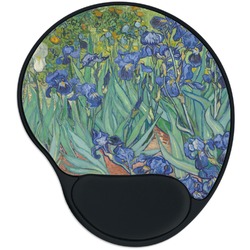 Irises (Van Gogh) Mouse Pad with Wrist Support