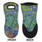 Irises (Van Gogh) Neoprene Oven Mitt (Front & Back)