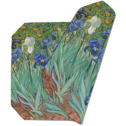 Irises (Van Gogh) Dining Table Mat - Octagon (Double-Sided)