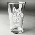 Irises (Van Gogh) Pint Glass - Engraved (Single)