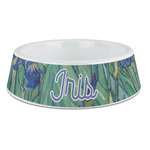 Irises (Van Gogh) Plastic Dog Bowl - Large