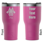 Irises (Van Gogh) RTIC Tumbler - Magenta - Laser Engraved - Double-Sided