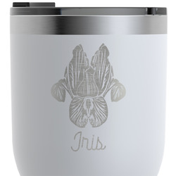 Irises (Van Gogh) RTIC Tumbler - White - Engraved Front & Back