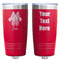 Irises (Van Gogh) Red Polar Camel Tumbler - 20oz - Double Sided - Approval