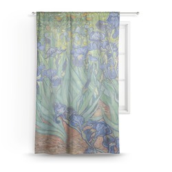 Irises (Van Gogh) Sheer Curtain - 50"x84"
