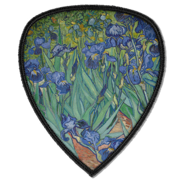 Custom Irises (Van Gogh) Iron on Shield Patch A