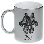 Irises (Van Gogh) Metallic Silver Mug