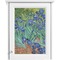 Irises (Van Gogh) Single White Cabinet Decal