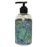 Irises (Van Gogh) Plastic Soap / Lotion Dispenser (8 oz - Small - Black)