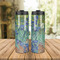 Irises (Van Gogh) Stainless Steel Tumbler - Lifestyle