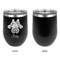 Irises (Van Gogh) Stainless Wine Tumblers - Black - Single Sided - Approval