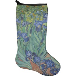 Irises (Van Gogh) Holiday Stocking - Single-Sided - Neoprene