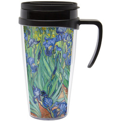 Irises (Van Gogh) Acrylic Travel Mug with Handle