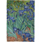 Irises (Van Gogh) Waffle Weave Towel - Full Color Print - Approval Image