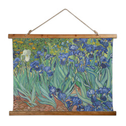 Irises (Van Gogh) Wall Hanging Tapestry - Wide