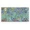 Irises (Van Gogh) Wall Mounted Coat Hanger - Front View