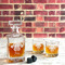 Irises (Van Gogh) Whiskey Decanters - 26oz Square - LIFESTYLE