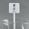 Irises (Van Gogh) White Plastic Stir Stick - Square - Main