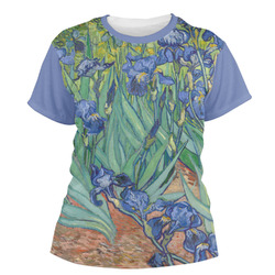 Irises (Van Gogh) Women's Crew T-Shirt - Large