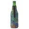 Irises (Van Gogh) Zipper Bottle Cooler - BACK (bottle)