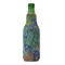 Irises (Van Gogh) Zipper Bottle Cooler - FRONT (bottle)