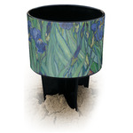 Irises (Van Gogh) Black Beach Spiker Drink Holder