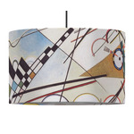 Kandinsky Composition 8 12" Drum Pendant Lamp - Fabric