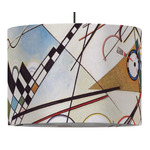 Kandinsky Composition 8 16" Drum Pendant Lamp - Fabric