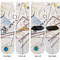 Kandinsky Composition 8 Adult Crew Socks - Double Pair - Front and Back - Apvl