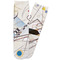 Kandinsky Composition 8 Adult Crew Socks - Single Pair - Front and Back