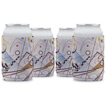 Kandinsky Composition 8 Can Cooler (12 oz) - Set of 4