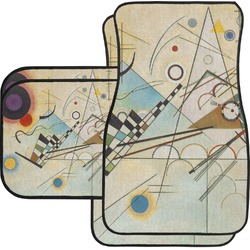 Kandinsky Composition 8 Car Floor Mats Set - 2 Front & 2 Back