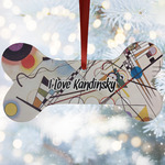 Kandinsky Composition 8 Ceramic Dog Ornament