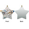 Kandinsky Composition 8 Ceramic Flat Ornament - Star Front & Back (APPROVAL)