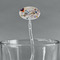 Kandinsky Composition 8 Clear Plastic 7" Stir Stick - Oval - Main