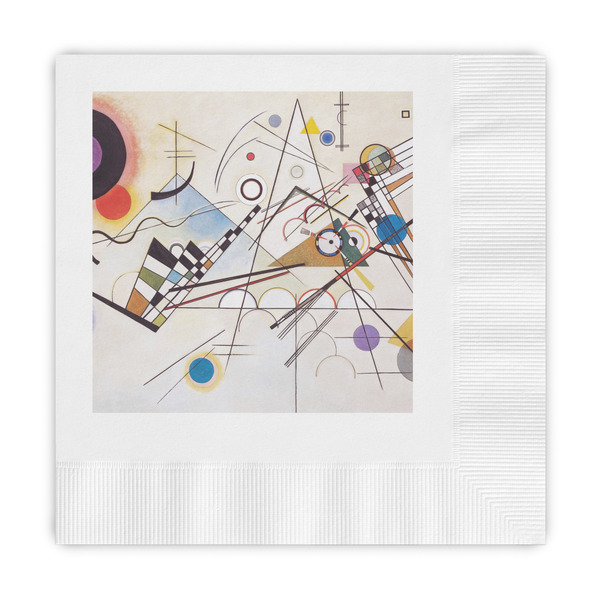 Custom Kandinsky Composition 8 Embossed Decorative Napkins