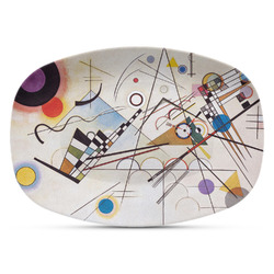 Kandinsky Composition 8 Plastic Platter - Microwave & Oven Safe Composite Polymer