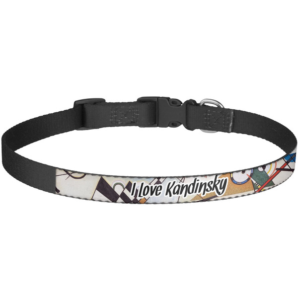 Custom Kandinsky Composition 8 Dog Collar - Large