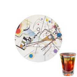 Kandinsky Composition 8 Printed Drink Topper - 1.5"