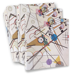 Kandinsky Composition 8 3 Ring Binder - Full Wrap